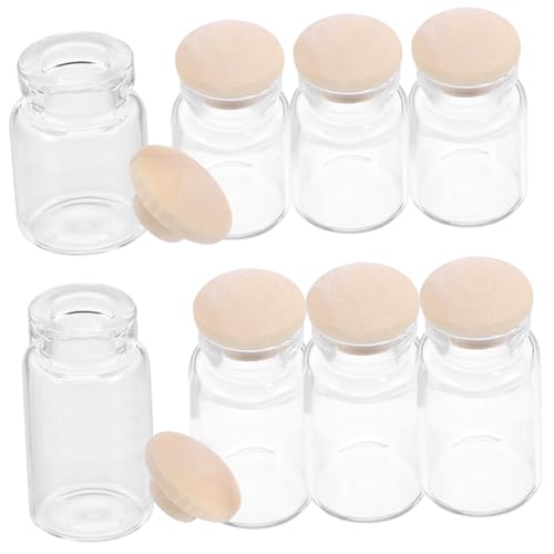 CIYODO 8 Stück Teiliges Mini Bonbonglas für Puppenhaus Klare Miniatur Glasflaschen Langlebig aus für Puppenhaus Küchenszene und Candy Aufbewahrung CIYODO 8 Stück Teiliges Mini Bonbonglas für Puppenhaus Klare Miniatur Glasflaschen Langlebig aus für Puppenhaus Küchenszene und Candy Aufbewahrung von CIYODO
