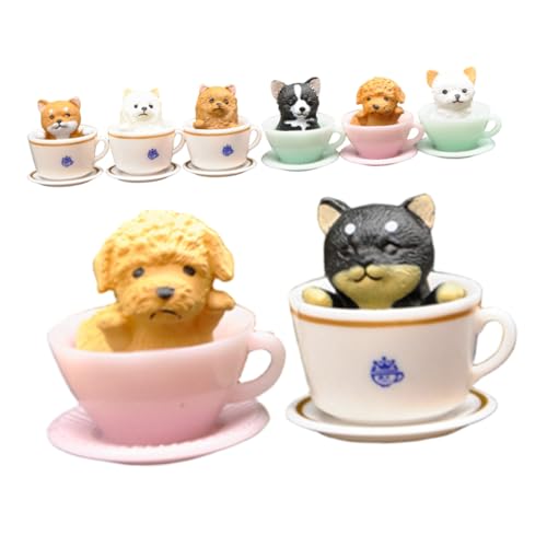 CIYODO 8 Stück Teiliges Mini Katzen Hunde- Realistische PVC Figuren Detailreiche Haustier-Ornamente für Puppenhaus Tischdeko und Party Vielseitige Sammel Geschenkidee CIYODO 8 Stück Teiliges Mini Katzen Hunde- Realistische PVC Figuren Detailreiche Haustier-Ornamente für Puppenhaus Tischdeko und Party Vielseitige Sammel Geschenkidee von CIYODO
