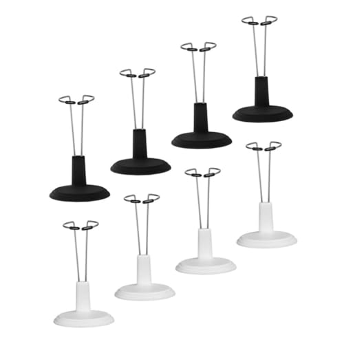 CIYODO 8 Stück Teiliges Puppenstützgestell Stabile Aufsteller für Figuren Display Organizer Puppenaufbewahrung Einfach zu Montieren und Platzsparend von CIYODO