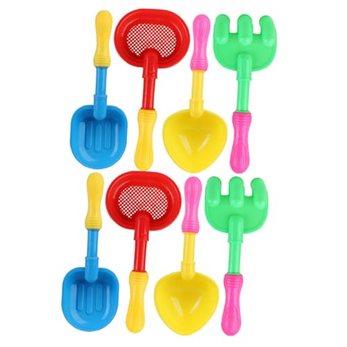 CIYODO 8 Stück Teiliges Sandspielzeug für Tragbare Strand Schaufeln Graben Sand für Strand und Zufällige Farbe Zufällige Farbe von CIYODO