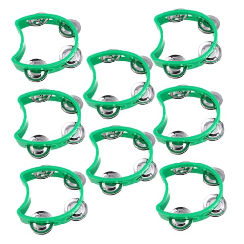 CIYODO 8 Stück Teiliges Tamburin Grün Doppelte Schellen Ergonomisch Sicher Fördert Motorik und Kreativität für Musikförderung Gruppenspiel und Vorschulaktivitäten CIYODO 8 Stück Teiliges Tamburin Grün Doppelte Schellen Ergonomisch Sicher Fördert Motorik und Kreativität für Musikförderung Gruppenspiel und Vorschulaktivitäten von CIYODO