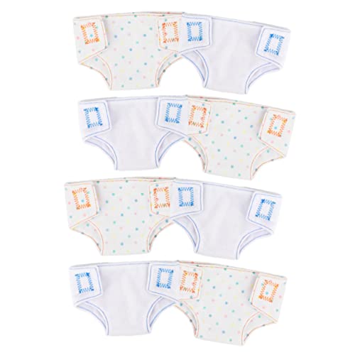 CIYODO 8 Teiliges Puppenkleid Babypuppe Und Zubehör Mini Puppen Babypuppen Mädchenunterwäsche Höschen Panty Unterwäsche Für Mädchen Slips Puppen Foto Requisiten von CIYODO