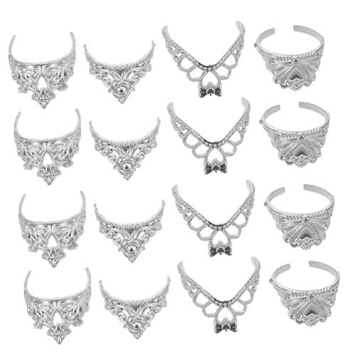 CIYODO 80 Stück Kronenpuppenkönigin Puppenhauszubehör Spielzeugpuppenkrone Tiara Königin Puppenkleid Krone Puppentiara Haarreifen Puppenkrone Zum Anziehen Minikrone Kopfbedeckung Silber CIYODO 80 Stück Kronenpuppenkönigin Puppenhauszubehör Spielzeugpuppenkrone Tiara Königin Puppenkleid Krone Puppentiara Haarreifen Puppenkrone Zum Anziehen Minikrone Kopfbedeckung Silber von CIYODO