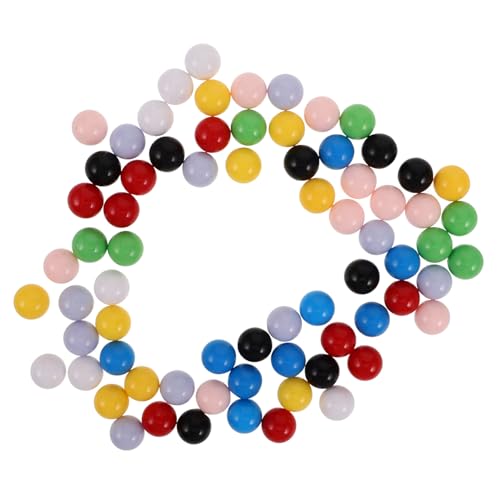 CIYODO 80 Stück Teiliges Bunte Spielkugeln aus Solidem für Brettspiele Kugelbahn Lernspielzeug zur Farbsortierung und Zählförderung Sicher und Langlebig CIYODO 80 Stück Teiliges Bunte Spielkugeln aus Solidem für Brettspiele Kugelbahn Lernspielzeug zur Farbsortierung und Zählförderung Sicher und Langlebig von CIYODO