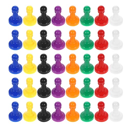 CIYODO 80-teilige Spielfiguren: Mehrfarbige Spielfiguren aus Kunststoff für Brettspiele – tragbare kleine Schachfiguren als Tischkomponenten für Familienfeiern CIYODO 80-teilige Spielfiguren: Mehrfarbige Spielfiguren aus Kunststoff für Brettspiele – tragbare kleine Schachfiguren als Tischkomponenten für Familienfeiern von CIYODO