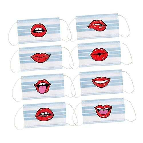 CIYODO 80Stücke Maskenaufkleber Selbstklebende Lippen Sticker Für Dienstleistungsbranche Abnehmbar Und Langlebig Für Glatte Oberflächen Perfektes Maskenzubehör Für Kreative von CIYODO