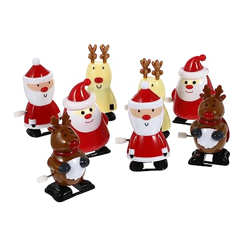CIYODO 8St Weihnachtsspielzeug Bulk-Mini-Spielzeug Aufziehspielzeug für Kinder weihnachtsparty Accessoires weihnachtsdeko Geschenke für kleine Geschenke Haargummis von CIYODO