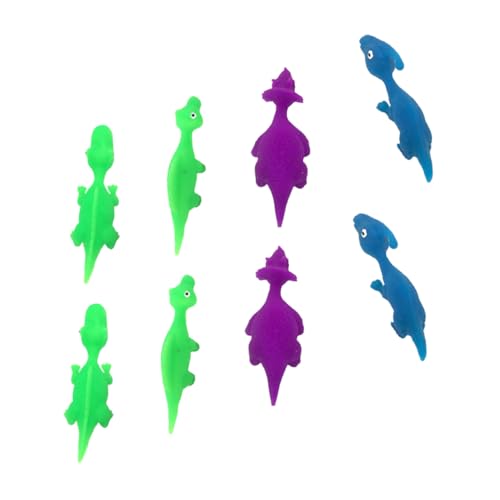 CIYODO 8Stücke Dinosaurier Fingerspielzeug Elastische Dinosaurier Zufällige Farben Material Spaß Für Erwachsene Partys Und Spiele Mit Freunden von CIYODO