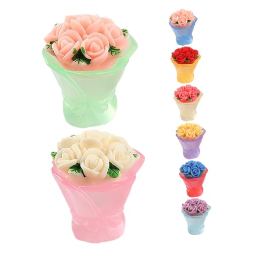 CIYODO 8Stücke Mini Rosensträuße für DIY Bastelprojekte Gartenzubehör für Feengärten und Terrarien Lebensechte Blüten für Kreative Dekoration CIYODO 8Stücke Mini Rosensträuße für DIY Bastelprojekte Gartenzubehör für Feengärten und Terrarien Lebensechte Blüten für Kreative Dekoration von CIYODO