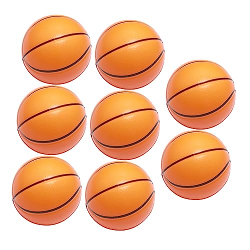 CIYODO 8Stücke PU Stressbälle Lustige Mini Basketball Stressbälle Für Fördern Geschicklichkeit Und Motorik Partys von CIYODO