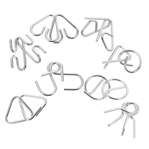 CIYODO 8Stücke Teiliges Denksportspielzeug für Erwachsene und Intelligente Puzzles zum Freischalten von Rätseln Logikspiel für Familie und Freunde Fördert Kreativität von CIYODO