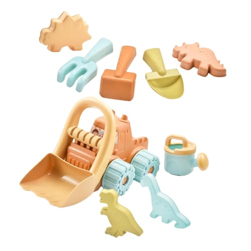 CIYODO 9 Stück Teiliges Dinosaurier Sandspielzeug Set für Sandformen Schaufel und Rechen für Strand und Garten Fördert Kreatives und Motorik CIYODO 9 Stück Teiliges Dinosaurier Sandspielzeug Set für Sandformen Schaufel und Rechen für Strand und Garten Fördert Kreatives und Motorik von CIYODO