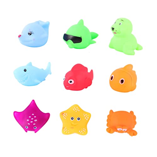 CIYODO 9 Teiliges Badespielzeug Für Babys Kinderspielzeug Babybadewanne Schwimmendes Badespielzeug Badespielzeug Für Kleinkinder Quetschgeräusche Badespielzeug CIYODO 9 Teiliges Badespielzeug Für Babys Kinderspielzeug Babybadewanne Schwimmendes Badespielzeug Badespielzeug Für Kleinkinder Quetschgeräusche Badespielzeug von CIYODO