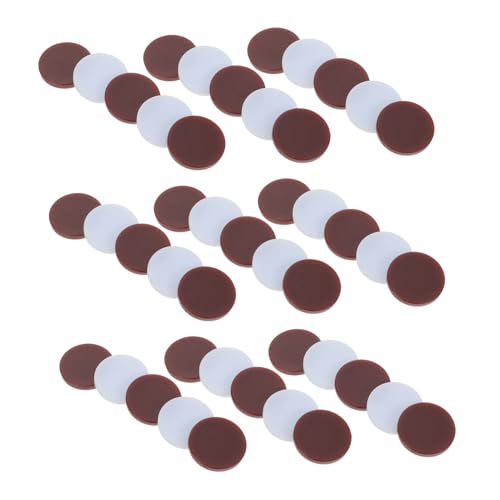 CIYODO 96 Stück Ersatzteile für Schach und Dame Spiele für Tischspiele Camping und Lernaktivitäten Ergonomisches Design für Mühelosen Spielverlauf von CIYODO