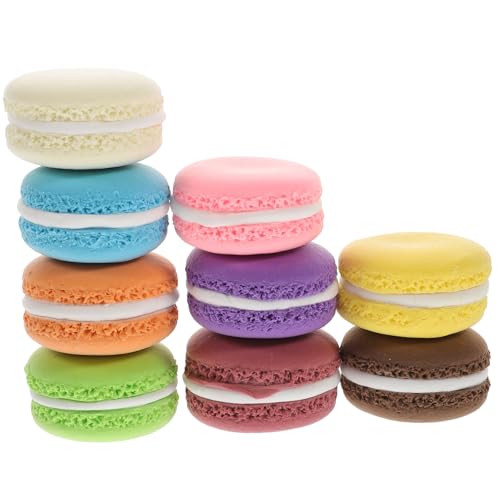 CIYODO 9St Kuchen-Modell Backwaren, , Macaron Spielzeugkuchen Fake-Kuchen-Simulation Essen Fake-Macaron-Spiel Macaron-Requisite Künstliches Macaron-Modell Tisch-Macaron- Ton CIYODO 9St Kuchen-Modell Backwaren, , Macaron Spielzeugkuchen Fake-Kuchen-Simulation Essen Fake-Macaron-Spiel Macaron-Requisite Künstliches Macaron-Modell Tisch-Macaron- Ton von CIYODO