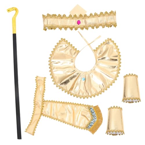 CIYODO Ägyptisches Kostümset für Halloween Zubehör mit Verstellbarem Design Langlebigen Materialien und Feinen Details für Partys und Cosplay Events von CIYODO