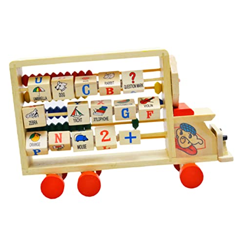 CIYODO Abacus-Ständerspielzeug Abakus- aus Holz Kinderspielzeug Zählwerkzeug für Frühes Bildungsspielzeug zählen hölzern Colorful von CIYODO