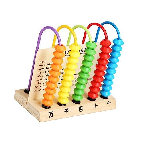 CIYODO Abakus Zappeln Perlen Zählen Perlen Berechnen Mathe-lerntool Für Hölzern von CIYODO