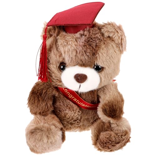 CIYODO Abschlussbär mit Doktorhut Plüschspielzeug für Graduierungsfeiern Weicher Plüschbär aus zur des Studienabschlusses Süßes Dekorationsstück für Zuhause CIYODO Abschlussbär mit Doktorhut Plüschspielzeug für Graduierungsfeiern Weicher Plüschbär aus zur des Studienabschlusses Süßes Dekorationsstück für Zuhause von CIYODO