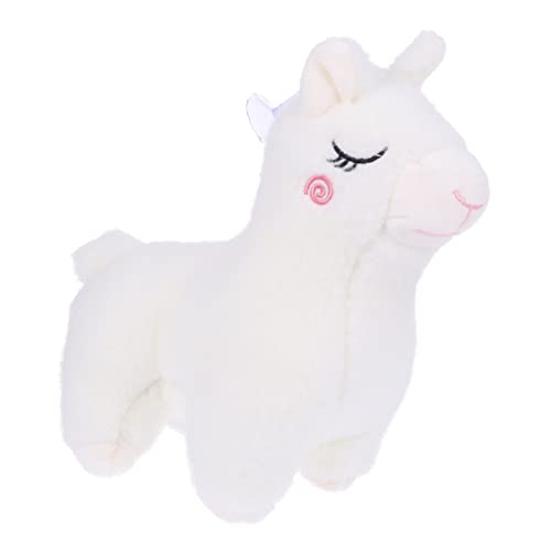 CIYODO Alpaka Plüschpuppe Tierspielzeug Stofftier Geburtstagsgeschenk Alpaka Sofakissen Stoffpuppe Heimdekoration Gemütliches Sofakissen Cartoon Sofakissen Pp Baumwolle Weiß CIYODO Alpaka Plüschpuppe Tierspielzeug Stofftier Geburtstagsgeschenk Alpaka Sofakissen Stoffpuppe Heimdekoration Gemütliches Sofakissen Cartoon Sofakissen Pp Baumwolle Weiß von CIYODO
