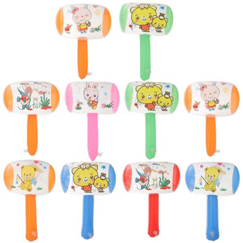 CIYODO Aufblasbares Hammer-requisiten-set Für Den Pool 8-teilig Lustiges Hammer- Glocken- -schlägel Für Partygeschenke Für Geburtstags- Und Weihnachtsfeiern Zufällige Farbe von CIYODO