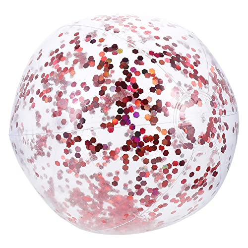 CIYODO Aufblasbarer Glitter Strandball 40cm Transparenter Wasserball Mit Goldenen Pailletten Für Innen Und Außenbereich Inklusive Luftpumpe Farbe Der Pumpe Variabel CIYODO Aufblasbarer Glitter Strandball 40cm Transparenter Wasserball Mit Goldenen Pailletten Für Innen Und Außenbereich Inklusive Luftpumpe Farbe Der Pumpe Variabel von CIYODO