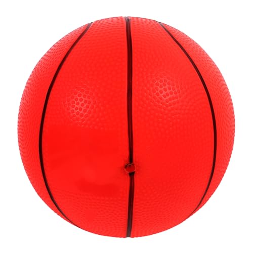 CIYODO Aufblasbarer PVC Basketball Spielball Rot Leichtes Outdoor Sportspielzeug Weicher Wiederverwendbarer Freizeitball für Eltern Junge Mädchen Interaktion für Basketballzimmer und von CIYODO