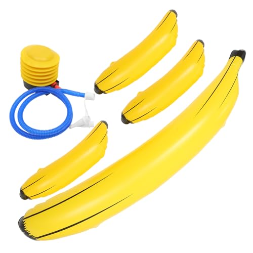 CIYODO Aufblasbares PVC Bananen Teilig mit Luau Party Deko Poolspielzeug und Lustigem Party Prop für Garten Bar und Hawaii Strandveranstaltungen CIYODO Aufblasbares PVC Bananen Teilig mit Luau Party Deko Poolspielzeug und Lustigem Party Prop für Garten Bar und Hawaii Strandveranstaltungen von CIYODO