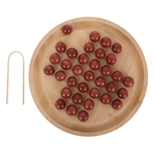 CIYODO Bamboo Schachspiel für Erwachsene Tragbares Interaktives Brettspiel Sozialen Fähigkeiten und Bildung für Zuhause und Schule Einzelspieler von CIYODO