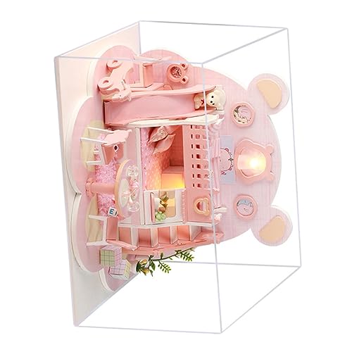 CIYODO Bauen Sie EIN Villa Modell Zusammen Geburtstagsgeschenke Bauen Sie EIN Villa Mini Haus Modell Zusammen Kinderspielzeug Mini Geburtstagsgeschenk von CIYODO