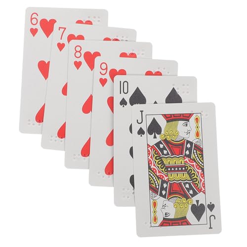 CIYODO Braille Spielkarten mit fühlbarer Blindenschrift für Sehbehinderte Karten mit großem Format vielseitig für Familienspiele und Lernzwecke komfortabel zu handhaben geeignet für CIYODO Braille Spielkarten mit fühlbarer Blindenschrift für Sehbehinderte Karten mit großem Format vielseitig für Familienspiele und Lernzwecke komfortabel zu handhaben geeignet für von CIYODO