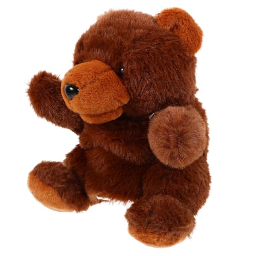 CIYODO Braunbärenhandpuppenspielzeug Kindertierpuppe Handpuppentier Tierische Fingerpuppe Tierspielzeug Tierhandpuppen Für Weich Gefüllte Tierpuppe Tierische Handpuppe Pp Baumwolle CIYODO Braunbärenhandpuppenspielzeug Kindertierpuppe Handpuppentier Tierische Fingerpuppe Tierspielzeug Tierhandpuppen Für Weich Gefüllte Tierpuppe Tierische Handpuppe Pp Baumwolle von CIYODO