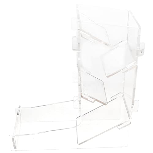 CIYODO Brettspielzubehör Klarer Würfelturm Rollenspiel Würfel Rollenspiel-würfelturm Würfel-rollturm-tablett Türme Planke Würfelrollender Turm Groß Acryl Transparent CIYODO Brettspielzubehör Klarer Würfelturm Rollenspiel Würfel Rollenspiel-würfelturm Würfel-rollturm-tablett Türme Planke Würfelrollender Turm Groß Acryl Transparent von CIYODO