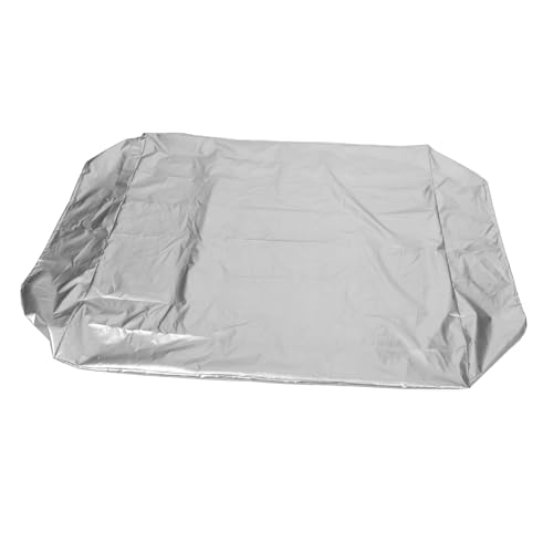 CIYODO Bunkerabdeckung Schwimmbad Sandkasten Sand- Und Wasserkasten Kleine Badewannenabdeckung Schutzhülle Silver 420d Oxford-Stoff von CIYODO