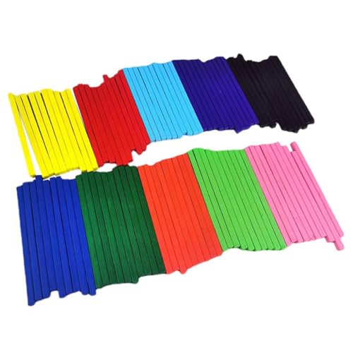 CIYODO Buntes Zählstäbe aus Robustem mit Aufbewahrungsbox und Lernkarte Pädagogische Mathematikspielzeug für Rechen Farberkennungsspielspaß CIYODO Buntes Zählstäbe aus Robustem mit Aufbewahrungsbox und Lernkarte Pädagogische Mathematikspielzeug für Rechen Farberkennungsspielspaß von CIYODO