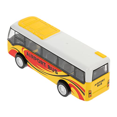CIYODO Busmodell Zurückziehen Lebensecht Simulierter Bus Lernspielzeug Trägheitsbusmodell Schule Diecast Auto Spielzeug Push-go-Fahrzeug-Spielzeug Modelle Kind Auto Model Metall Legierung von CIYODO
