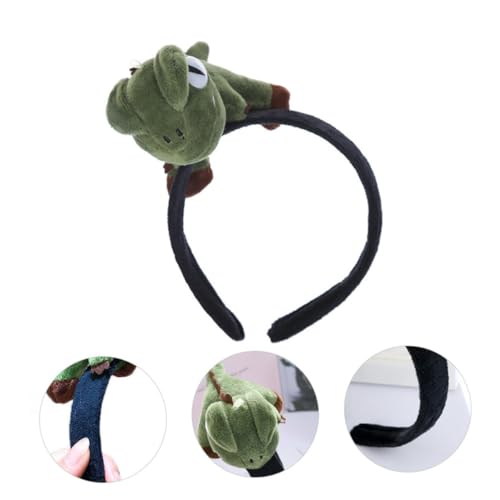 CIYODO Cartoon Dinosaurier Stirnband Haarband mit Elastischem Haarschmuck für Frauen Bequemes Waschgesicht Headwear Modisches Accessoire für Spa und Kosmetik von CIYODO