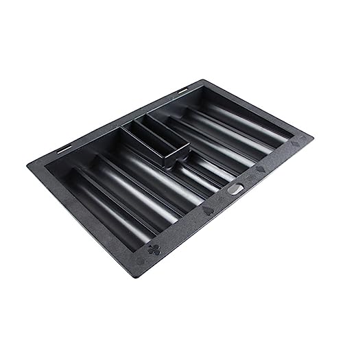 CIYODO Chip-Fach Dickes Tischchip-tablett Ablage Für Tabletts Für Jetons Poker -chipträger Familienspiele Tablett Mit Chiphalter Fächer Black Plastik von CIYODO