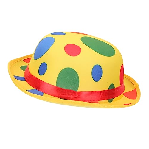 CIYODO Halloween Clown Cosplay Hut Bühne Hut Clown Dress up Cap Für Party Karneval Maskerade von CIYODO