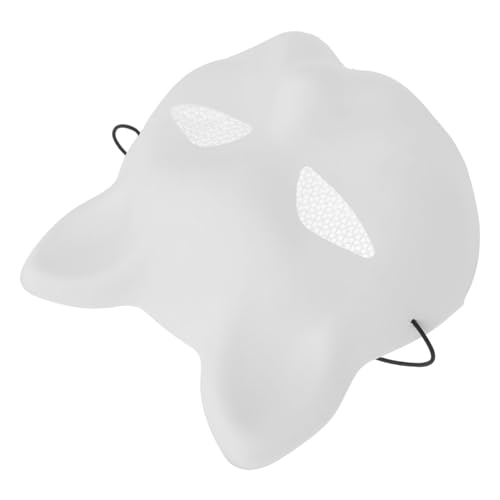 CIYODO DIY Katzenmaske aus Kunststoff Halbmatt Weiße Maske zum Bemalen für Cosplay Maskerade und Halloween Handbemalbare als Party und Kostümzubehör Bastelset für Kreative CIYODO DIY Katzenmaske aus Kunststoff Halbmatt Weiße Maske zum Bemalen für Cosplay Maskerade und Halloween Handbemalbare als Party und Kostümzubehör Bastelset für Kreative von CIYODO