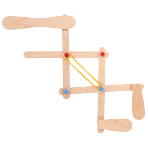 CIYODO Selbstgemacht Mechanisches Handset Holzarm Modell für Kinder Pädagogisches Spielzeug Bausatz für Mechanik und Technik Interaktive Dekoration Stem Lernspielzeug von CIYODO