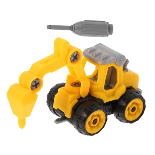 CIYODO DIY Montage Baufahrzeug Bunte Baumaschine Modell Lernspielzeug für Junge Mädchen Praktische Fahrzeugdekoration und Sammlung von CIYODO