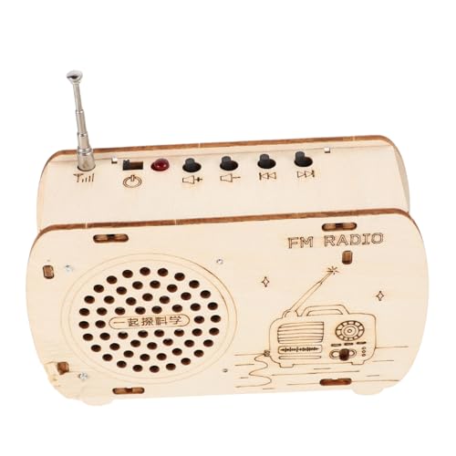 CIYODO DIY -Radio -kit Für Kids Wooden Radio Assembly Science Experimente Bildungsstammspielzeug Zum Aufbau Von Wissenschaftsliebhabern von CIYODO