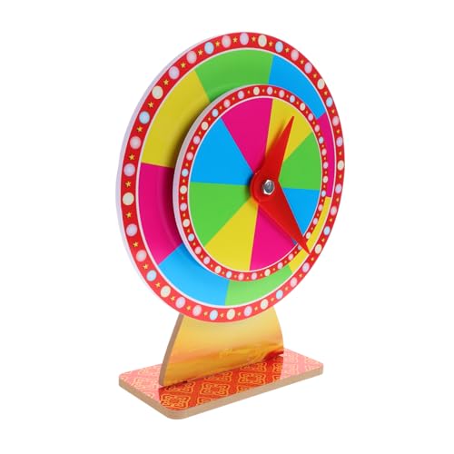 CIYODO DIY für Partys Doppeltes Drehrad für Gewinnspiele und Spiele Tischspielzeug für Events und Veranstaltungen Vielseitiges Partyzubehör CIYODO DIY für Partys Doppeltes Drehrad für Gewinnspiele und Spiele Tischspielzeug für Events und Veranstaltungen Vielseitiges Partyzubehör von CIYODO