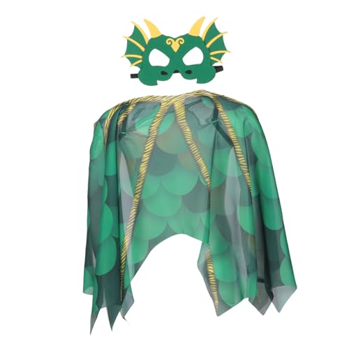 CIYODO Dinosaurier Umhang Halloween Cape Dinosaurier Kostüm Zubehör Cartoon Design für Karneval Fasching Maskerade Party Bühne CIYODO Dinosaurier Umhang Halloween Cape Dinosaurier Kostüm Zubehör Cartoon Design für Karneval Fasching Maskerade Party Bühne von CIYODO