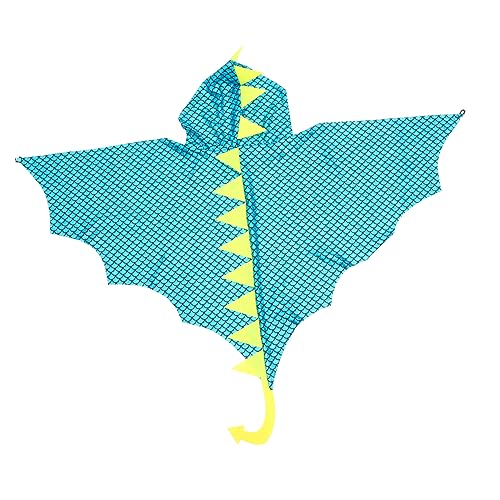 CIYODO Dinosaurier-umhang Kleid Junge Halloween -kostüm Kap Kostüm Halloween-kostüme Für Mädchen Mantel Halloweenkostüm Kinderkostüm Stricken Sky-Blue von CIYODO