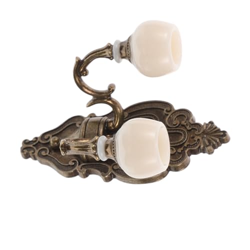 CIYODO Dollhouse Miniatur Wandlampe für Puppenhauszubehör Kreative Spielzeugbeleuchtung für Realistische Szenen für Rollenspiele Platzsparendes Design Authentische Miniaturbeleuchtung CIYODO Dollhouse Miniatur Wandlampe für Puppenhauszubehör Kreative Spielzeugbeleuchtung für Realistische Szenen für Rollenspiele Platzsparendes Design Authentische Miniaturbeleuchtung von CIYODO