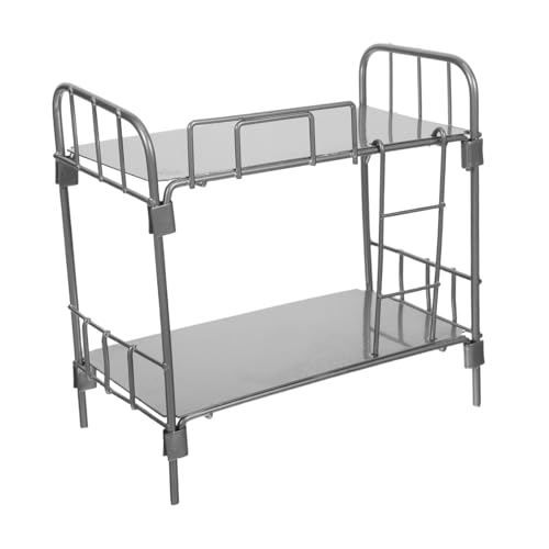 CIYODO Dollhouse Zubehör Silbernes Doppelbett für Kreative Spielwelten und Raumoptimierung CIYODO Dollhouse Zubehör Silbernes Doppelbett für Kreative Spielwelten und Raumoptimierung von CIYODO