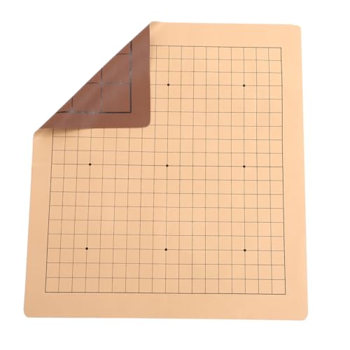 CIYODO Doppelseitiges Schachbrett Weiqi Aus PU Faltbar Und Tragbar Für Brettspielzubehör Schachfiguren Für Schach Und Go Exquisites Design Mit Angenehmer von CIYODO