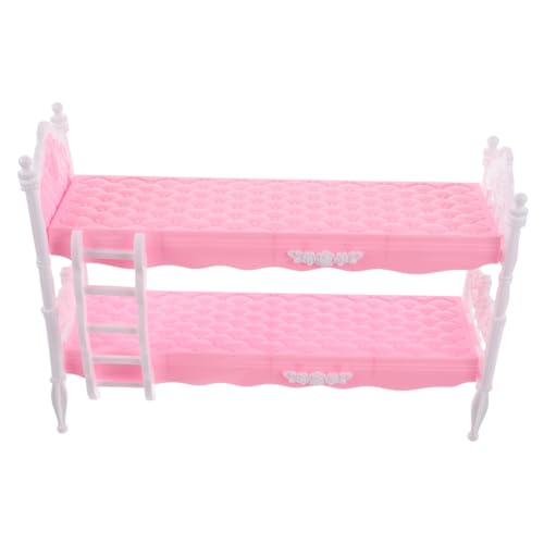 CIYODO Puppen-etagenbett Miniatur Für Puppe Puppenhausmöbel Schlafzimmer Dekorative Kindermöbel Spielzeug von CIYODO